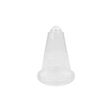 Ice Cream Screwball Containers 1x80 Cone-Shaped Tubs Bubblegum Base Compostable