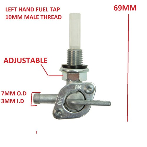 Tank tap off fuel petrol - on/off,