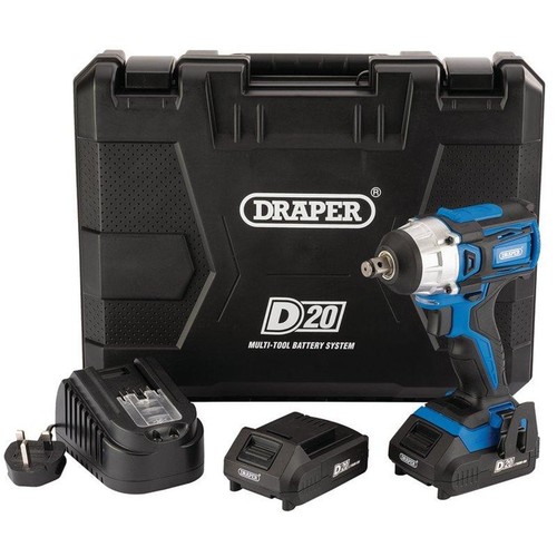 Draper impact wrench 20v - wrench,