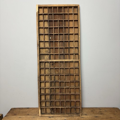 Vintage wooden printers tray - vintage,