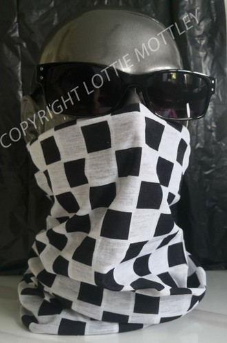 Cafe racer scarf chequered - scarf,