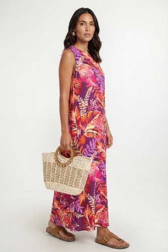 Wallis plum maxi dress womens - wallis,