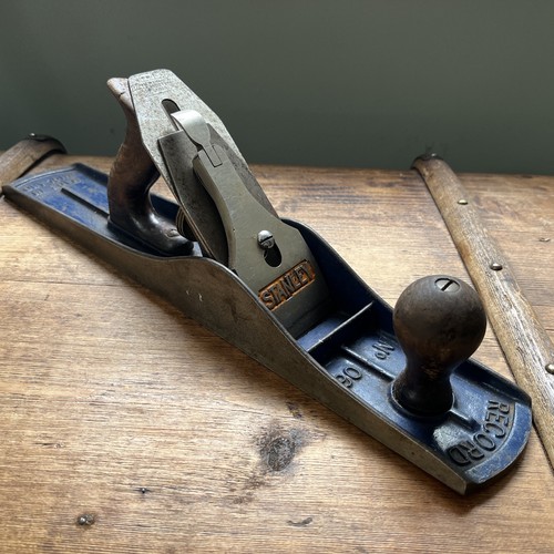 Vintage record wood plane - record,