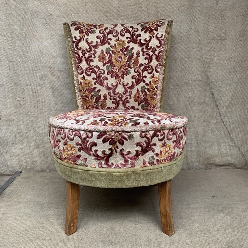 Vintage upholstered accent - upholstered,