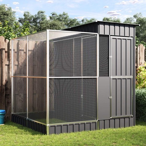 Aviary with extension - with,