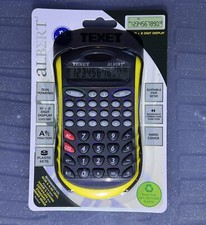 Texet Albert 2 Dual Powered Scientific Calculator GCSE Suitable, Case  -Yellow