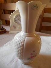 Donegal Parian China  MILLENIUM VASE  ROSE CUT 21cm Tall NEW NO BOX