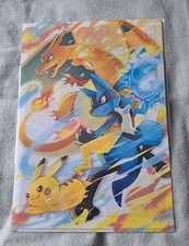 A4 Clear File/Folder Pikachu