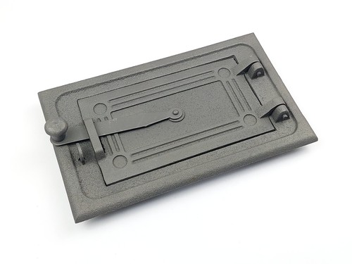 Cast iron fire - iron, door