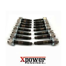 COSWORTH EXHAUST MANIFOLD STUDS, NUTS, WASHERS X 16 SIERRA ESCORT 2WD 4WD RS