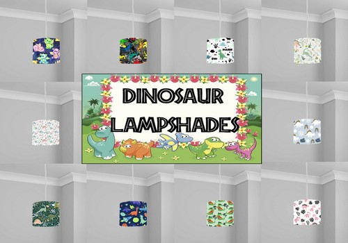 Dinosaur lampshade 20cm 30cm - dinosaur,
