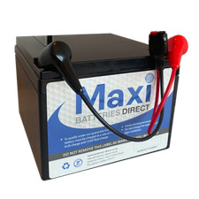 MAXI 12V 26Ah / 27 Hole Deep Cycle AGM Golf Cart Battery (T-Bar or Torberry)