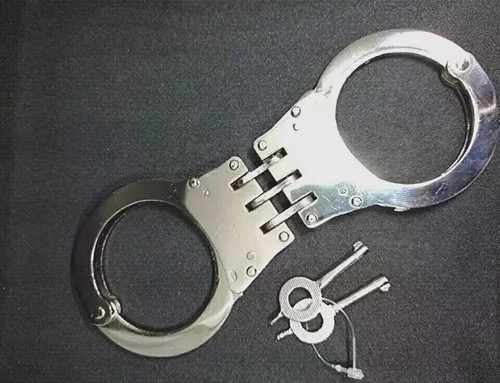 Handcuffs are made - are,
