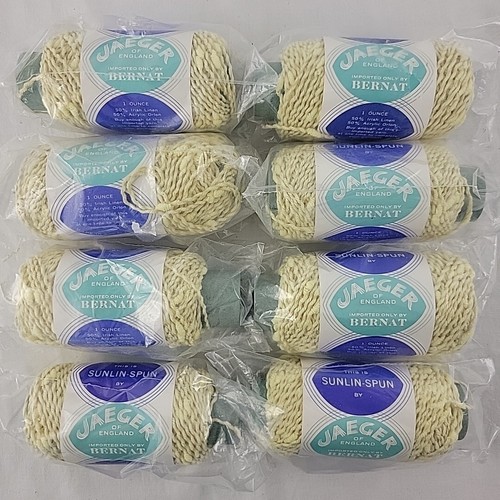 Natural linen yarn lot - yarn, 8