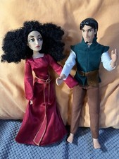 Tangled Flynn Rider Eugene Mother Gothel Exclusive Disney Store Dolls BrideGroom