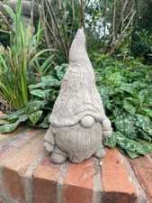 Large Garden Gonk Gnome Holding A Bird Ornament