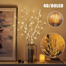 2/4PCS LED Twig Birch Table