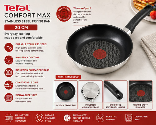 Tefal comfort max stainless - tefal,