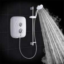 Mira Elite SE Pumped Electric Shower - 10.8kW White & Chrome 1.1941.002
