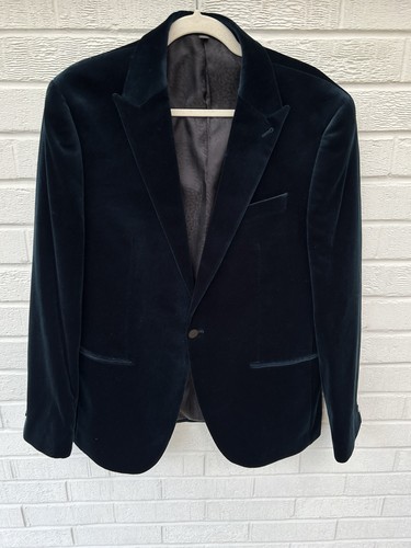 Mens jacket 42r blue - m&s,