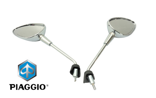 Chrom mirror original piaggio - mirror,