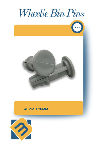 Wheelie bin lid pins hinge - pins, pin