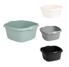 32cm SQUARE Plastic Washing Up Sink Bowl Strong Durable Large Caravan Basin Tub