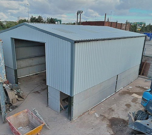Steel framed building - framed,