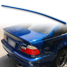Painted Boot Lip Spoiler For BMW 3 Series E46 Coupe 99-06 Topaz Blue 364