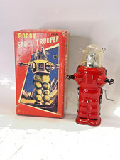 Robot Space Trooper Tin Toy