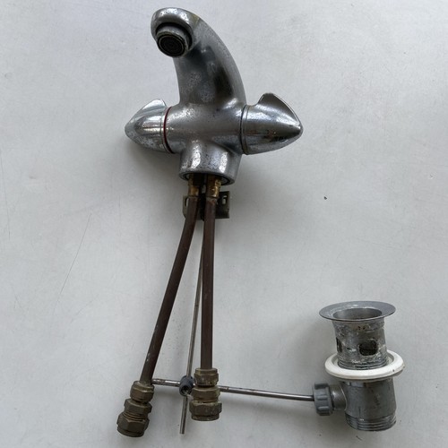 Vintage basin chromed brass - vintage,