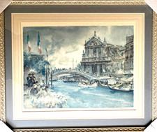 WILLIAM RUSSELL FLINT SIGNED LTD EDITION PRINT - VENITIAN FESTIVAL