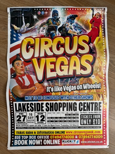 Circus vegas poster 2026 - vegas,