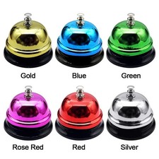 Multi-color Call Bell Desk Festival Bells Counter Reception Dining Bell Table