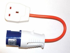 Caravan Camping 230v UK Electric Hook Up 13A 3 Pin Mains Hook Up Adaptor