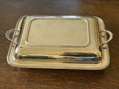 Antique rectangular sheffield - antique,