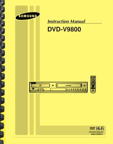 Samsung dvd v9800 - samsung, dvd-v9800