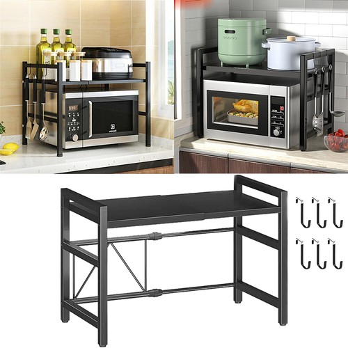 Extendable microwave oven rack - microwave,