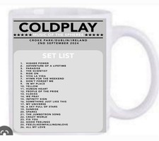 Coldplay  tour Mug  New  And