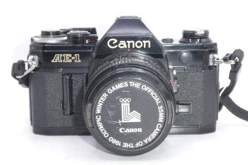 Canon black slr 35mm - slr, film