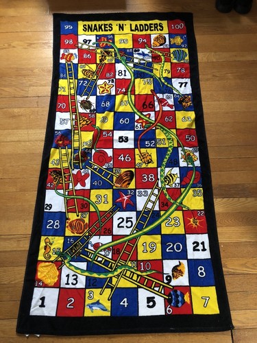 Vintage snakes ladders - ladders, beach