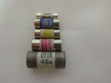 Consumer Unit Fuses For Wylex And MEM Boards Various Ampage Packs Of 1, 2, 5, 10