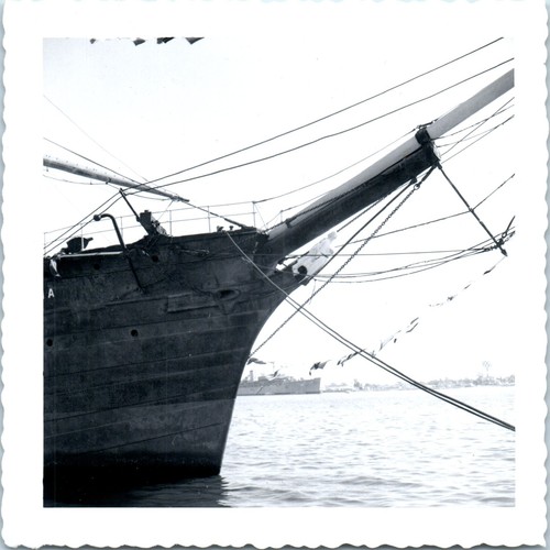 1940s large sailing ship bow - large,