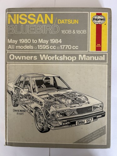Haynes nissan datsun bluebird - haynes, nissan/datsun