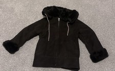 Brown Suede Leather And