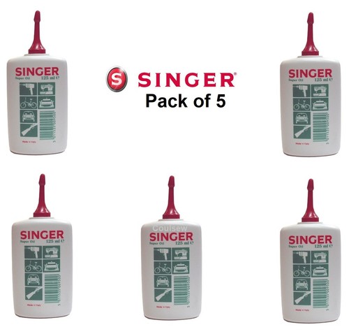 Singer sewing machine oil - 5x,