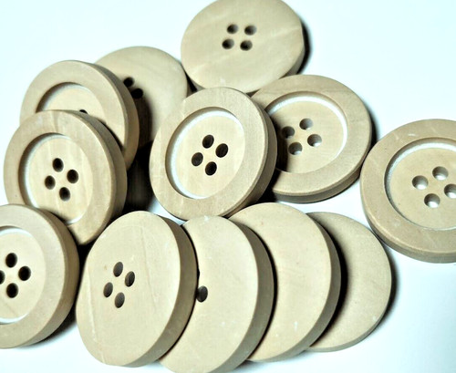Large natural beige round - large, 4