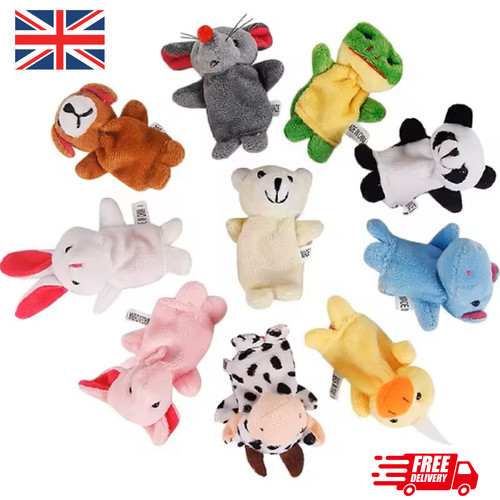 10x finger puppets set mini - finger,