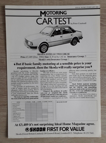 Skoda estelle two - skoda,