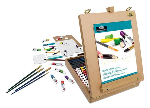 Wooden artist easel - wooden,